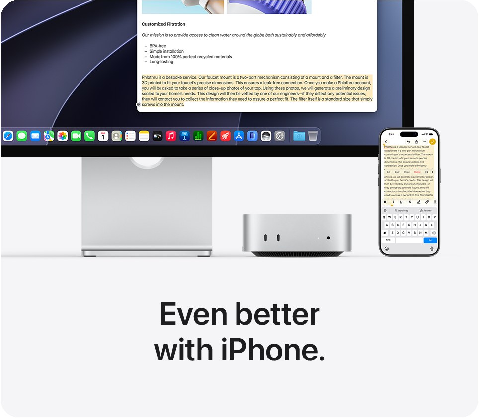 Even better with iPhone