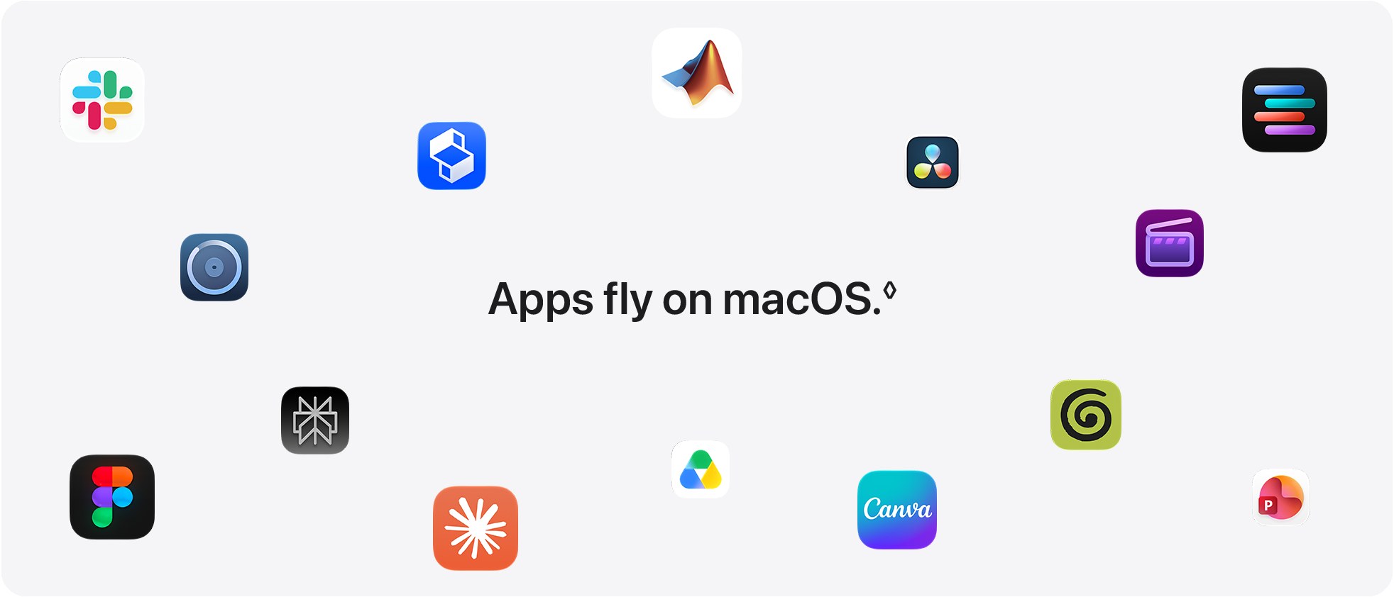 Apps fly on macOS