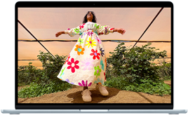 MacBook Air showcasing Liquid Retina display