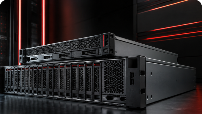 Lenovo ThinkSystem servers and storage