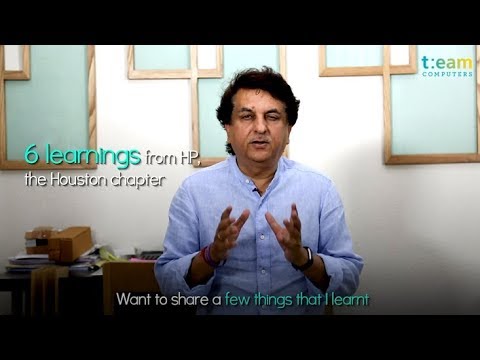 A few learnings from HP