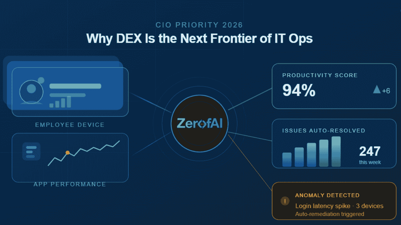 Why Digital Employee Experience (DEX) Is the Next Frontier of IT Operations