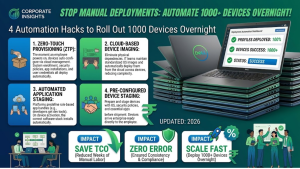 Stop Doing Manual Deployments: 4 Automation Hacks to Roll Out 1000 Devices Overnight