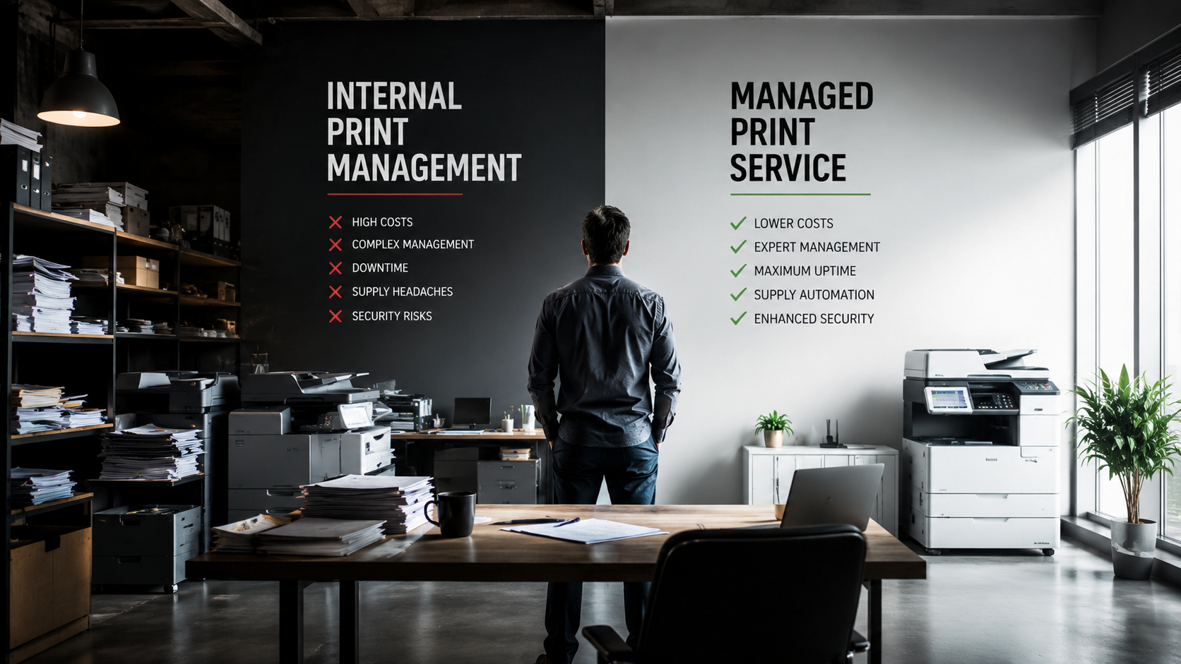 Managed Print Services vs. In-House Printing