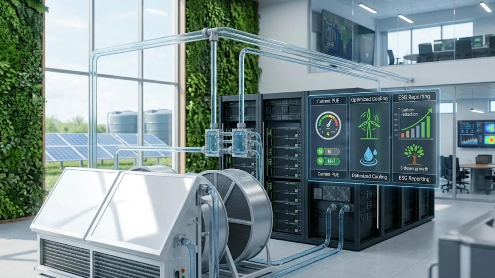 Green Data Centers in India: PUE, Cooling Efficiency and ESG Reporting